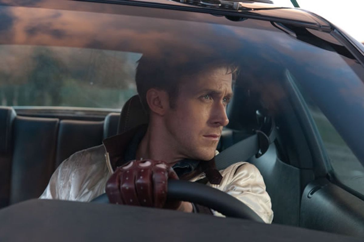 Ryan Gosling stars in “Drive,” playing stuntman by day and a getaway-car driver by night.