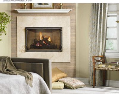 
Gas fireplaces should be serviced once a year, depending on the amount of use.  
 (Associated Press / The Spokesman-Review)