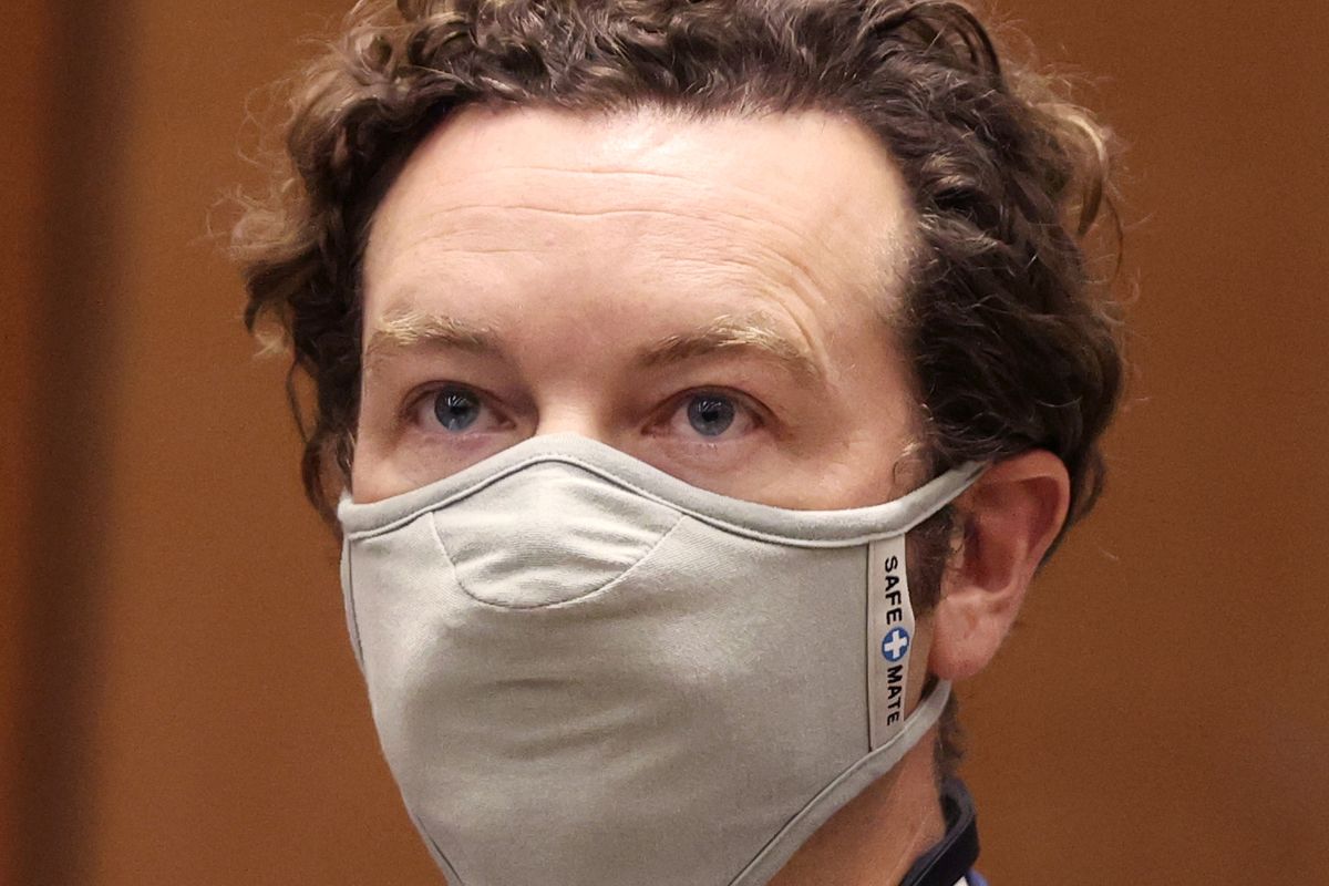 FILE - In this Friday, Sept. 18, 2020, file photo, actor Danny Masterson appears at his arraignment in Los Angeles Superior Court in Los Angeles. On Tuesday, May 18, 2021, prosecutors are set to begin presenting evidence to a judge as they attempt to show “That