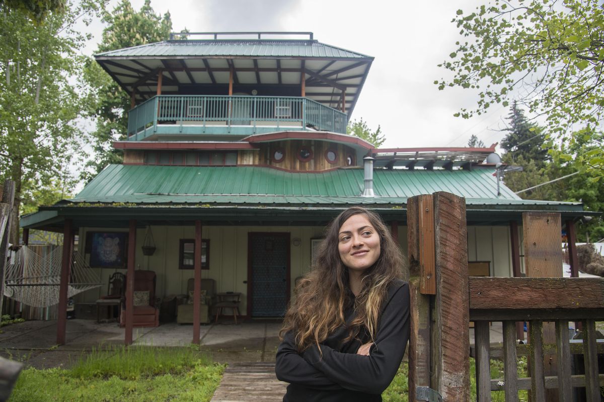 Bekha Davis is the owner of The Funky House in Millwood. (Dan Pelle / The Spokesman-Review)