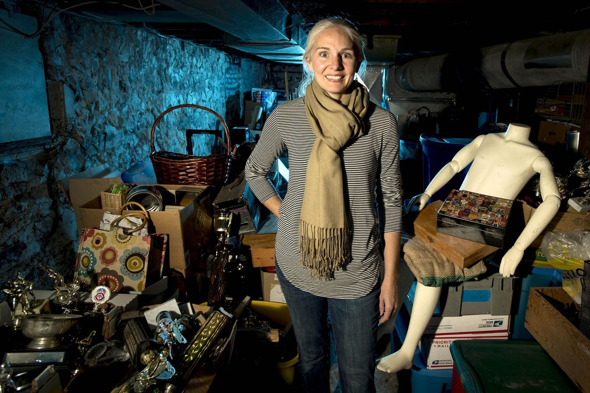 Katie Patterson Larson runs a program called Art Salvage, which connects gently used art supplies with new artists and creators. It