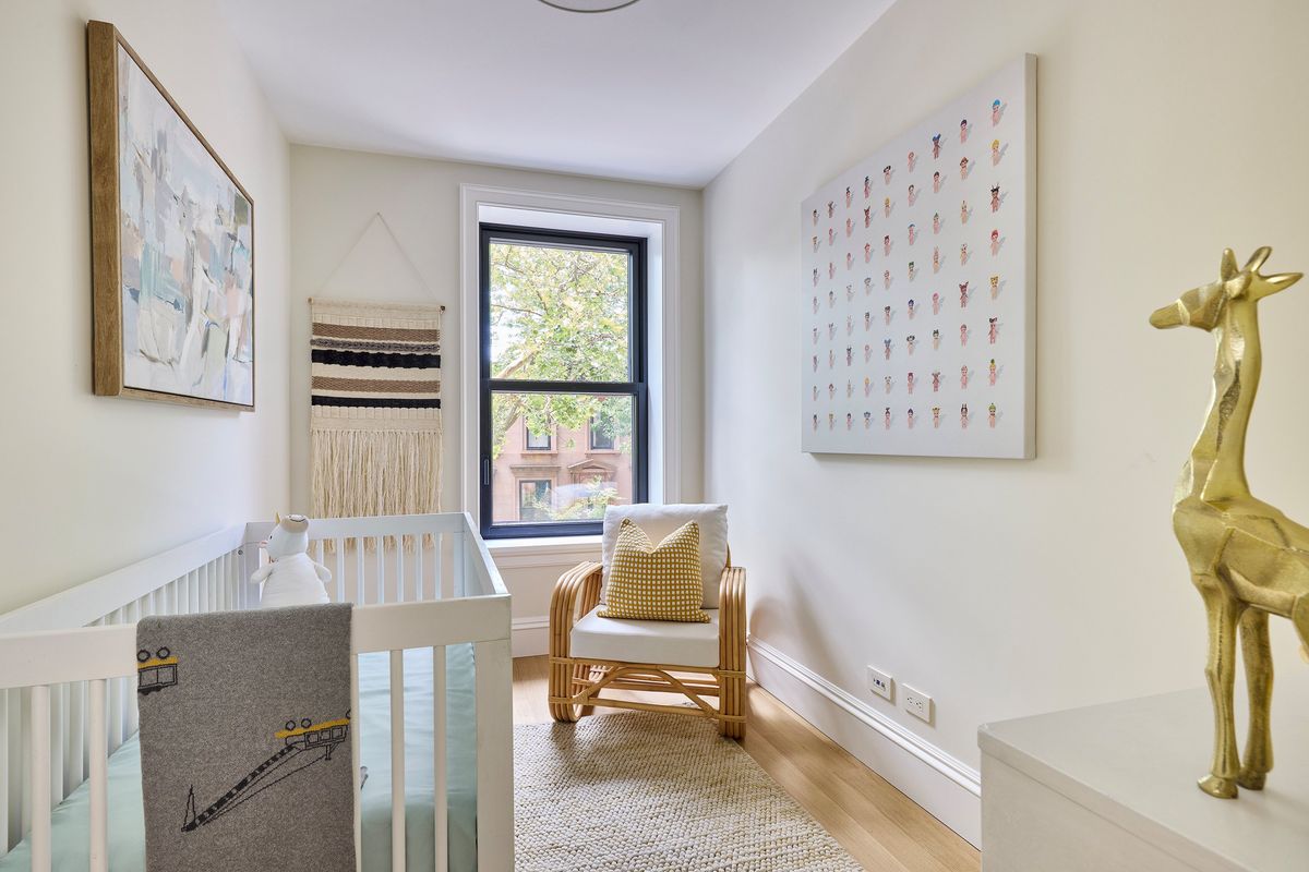 A soft and serene nursery infuses pastel accents, natural textures, and playful details.(Handout/TNS)  (Cathy Hobbs/TNS)