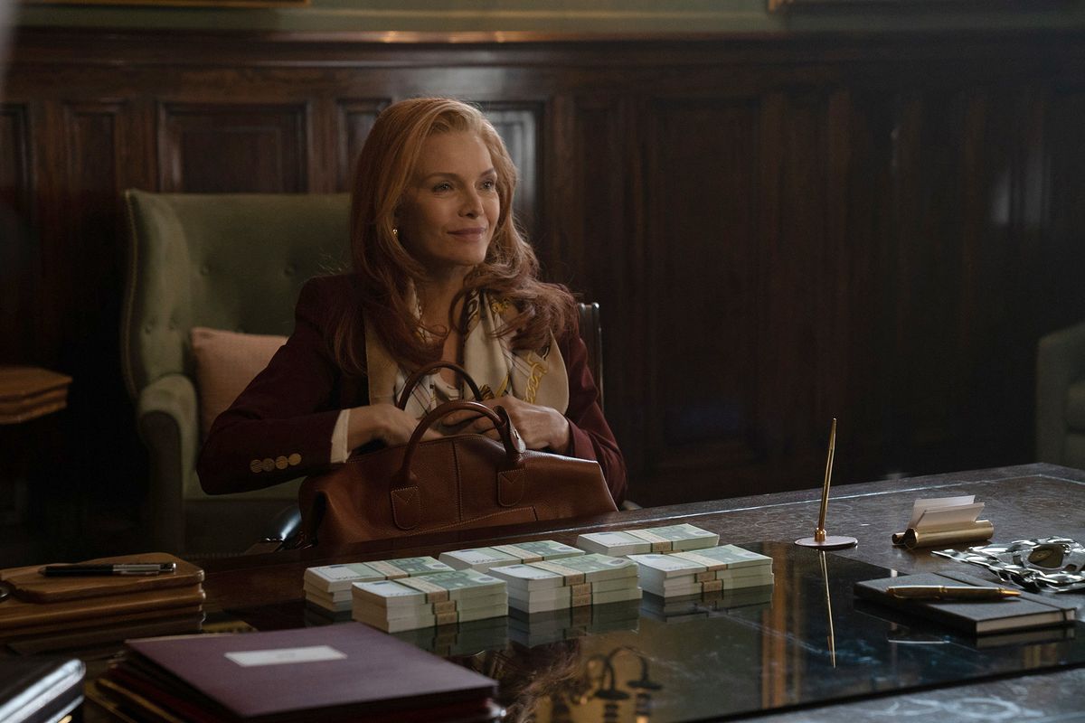 Michelle Pfeiffer in “French Exit.” (Lou Scamble/Sony Pictures Classics)