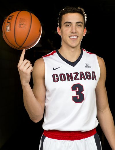 Gonzaga senior guard Kyle Dranginis. (Colin Mulvany / The Spokesman-Review)