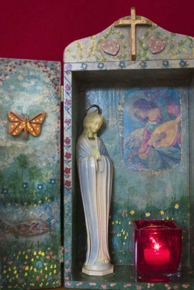 
The late Wes Lael made retablos and other pieces of folk art, some of which his sister, WannaLee Bartol, now owns. 
 (Photo courtesy of WannaLee Bartol. / The Spokesman-Review)