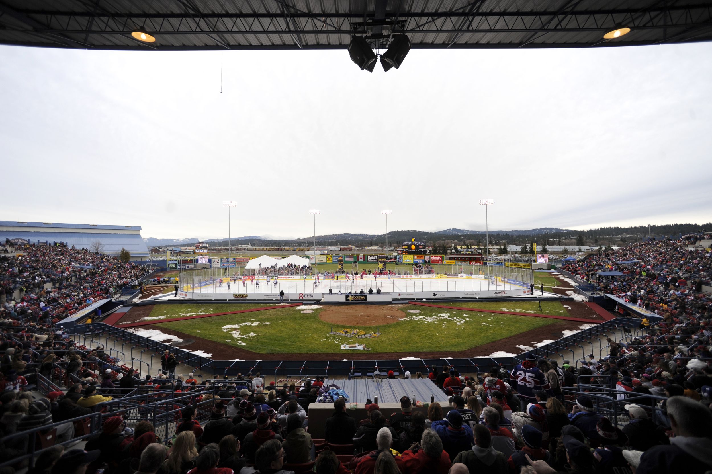 Spokane 5, The grandstand at Avista Stadium, as seen from t…