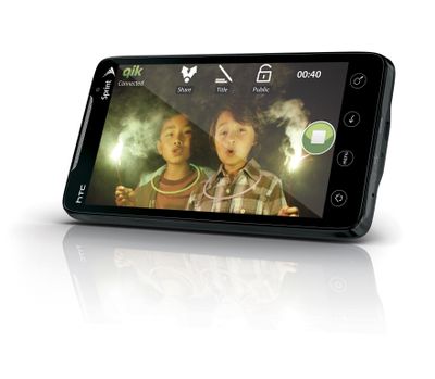 The Sprint HTC EVO 4G mobile phone, shown above, uses its own network and won’t be able to use networks built using the dominant 4G standard, called LTE, for Long Term Evolution.   (Associated Press)
