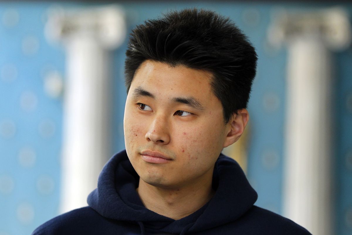 Daniel Chong discussed his detention by the DEA during a news conference on May 1 in San Diego. (K.C. Alfred/Associated Press/U-T San Diego)