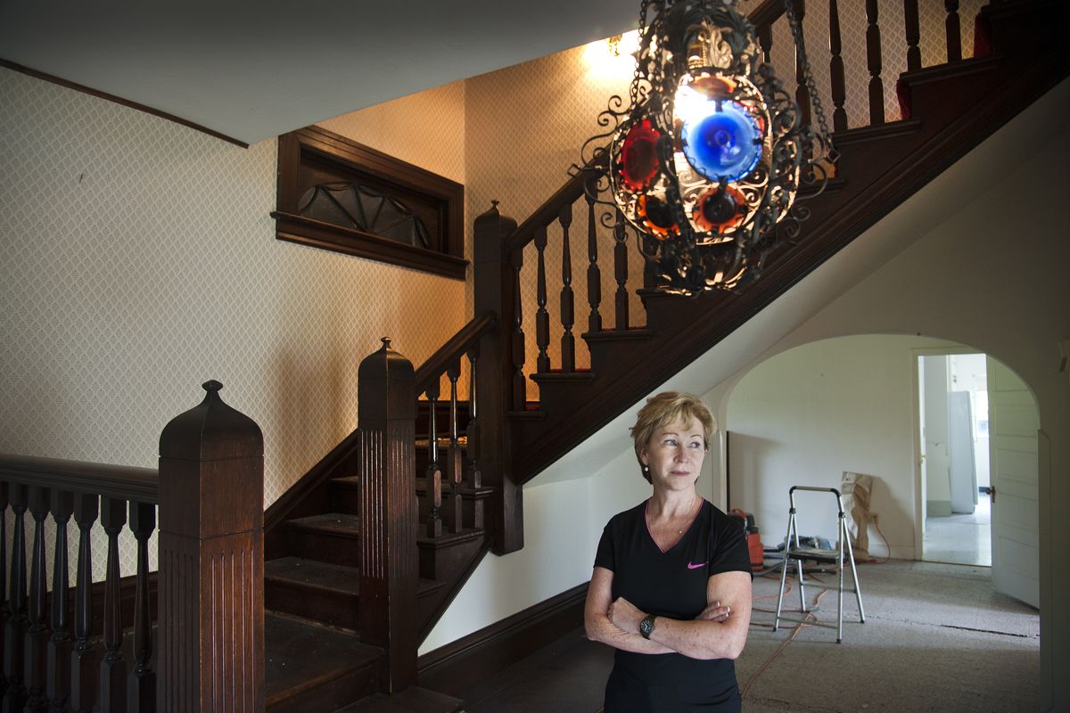 Pam Gray wants to restore an old farmhouse with the help of the Spokane Preservation Advocates. (Dan Pelle)