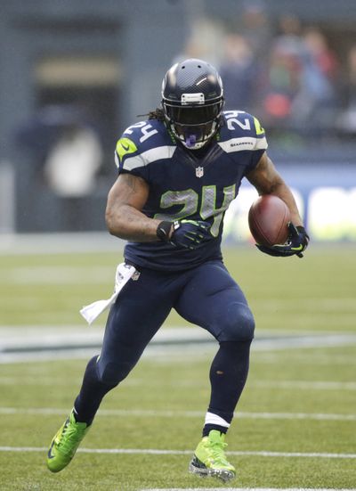 Marshawn Lynch is key to Seattle’s success. (Associated Press)