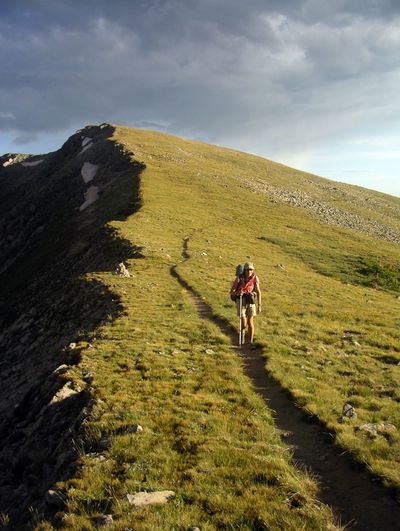 Deb Hunsicker of Sandpoint on the Continental Divide Trail.