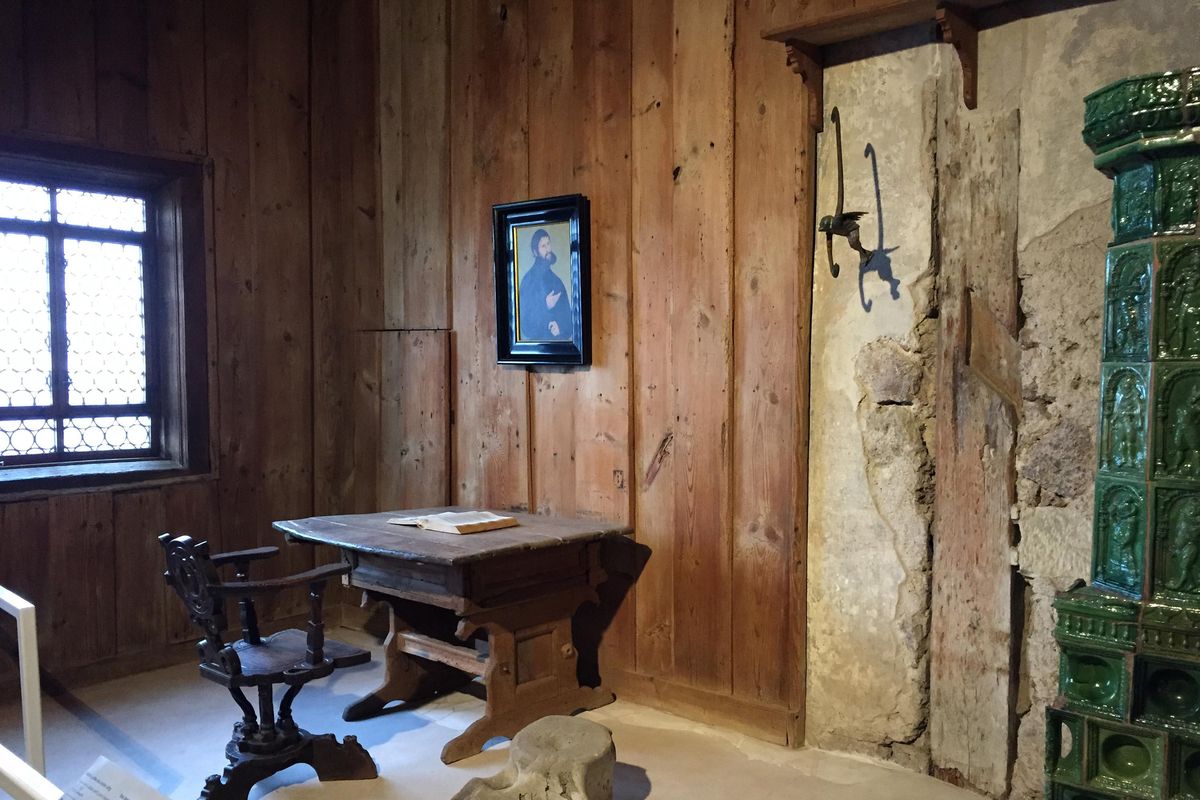 Visitors can see the room where Martin Luther translated the New Testament into German in Wartburg Castle, Eisenach. (Amy S. Eckert / Chicago Tribune photos)