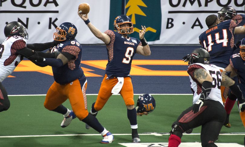 Shock quarterback Erik Meyer says the offense needs to pick up the pace in Tampa.  (Dan Pelle)