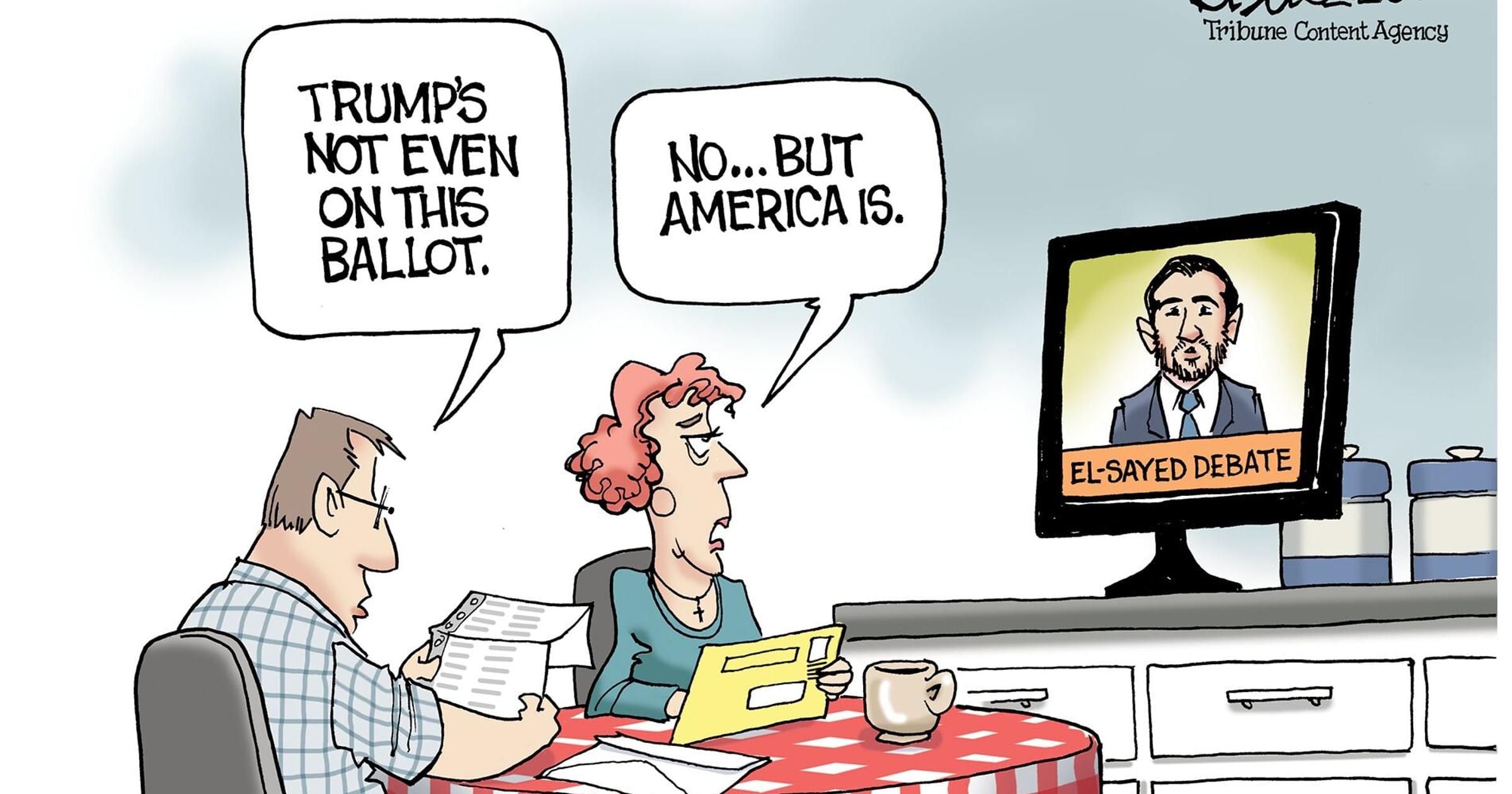 Cartoon for Tuesday, Oct. 13
