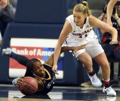 Gonzaga University’s Laura Stockton is playing a team-high 29 1/2 minutes a game. (Jesse Tinsley / The Spokesman-Review)