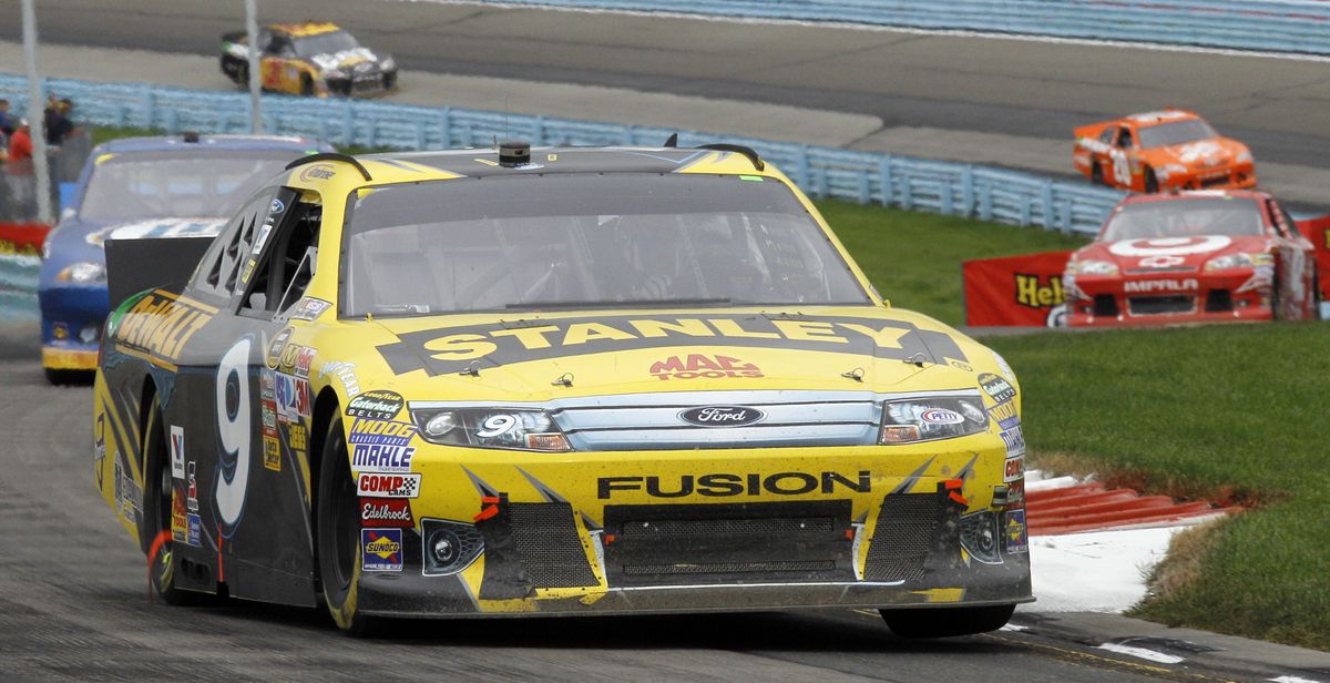 Marcos Ambrose, of Australia, helped Ford notch its first win at Watkins Glen International since 1996 season. (Associated Press)