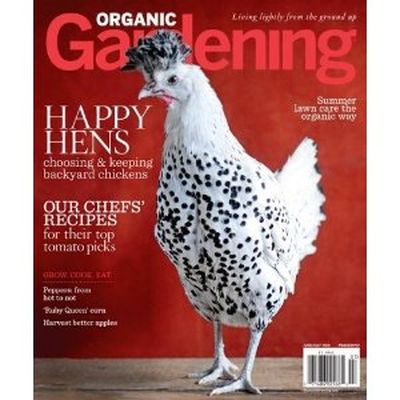 The June/July 2010 issue of Organic Gardening magazine includes a primer on keeping backyard chickens. (www.organicgardening.com)