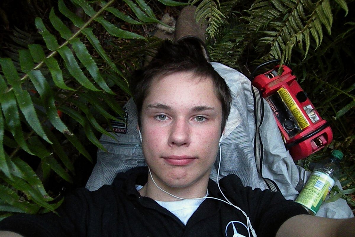 Colton Harris-Moore took this self-portrait,  found on a stolen digital camera and provided Tuesday by the Island County Sheriff’s Office, in July 2009. Harris-Moore, 18, is suspected in about 50 burglary cases since he slipped away from a halfway house in April 2008. Associated Press photos (Associated Press photos / The Spokesman-Review)