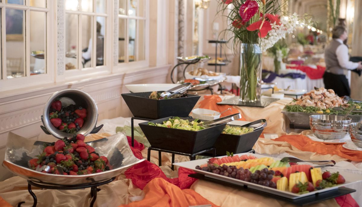 The Davenport Hotel's iconic Sunday Brunch May 7, 2017 The