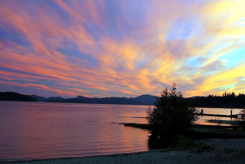 Summer sunset at North Idaho’s Priest Lake. … Makes you want to jump right in, doesn’t it? (File)