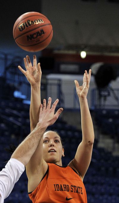 Ashleigh Vella averages 11.2 points per game for the Idaho State Bengals. (Dan Pelle)