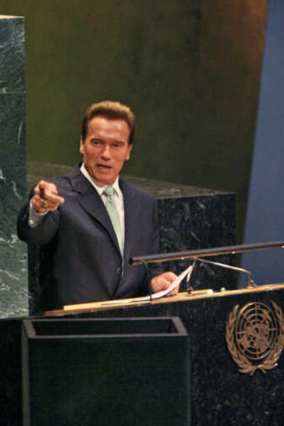 
Arnie's taking aim at gun lobby.Associated Press
 (Associated Press / The Spokesman-Review)