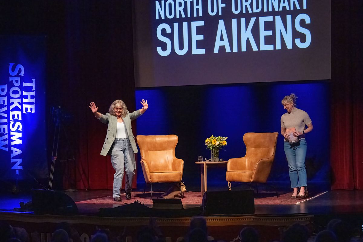 During a Northwest Passages event, Sue Aikens, author of “North of Ordinary: How One Woman Left it all Behind for Wilderness and Wonder in Alaska