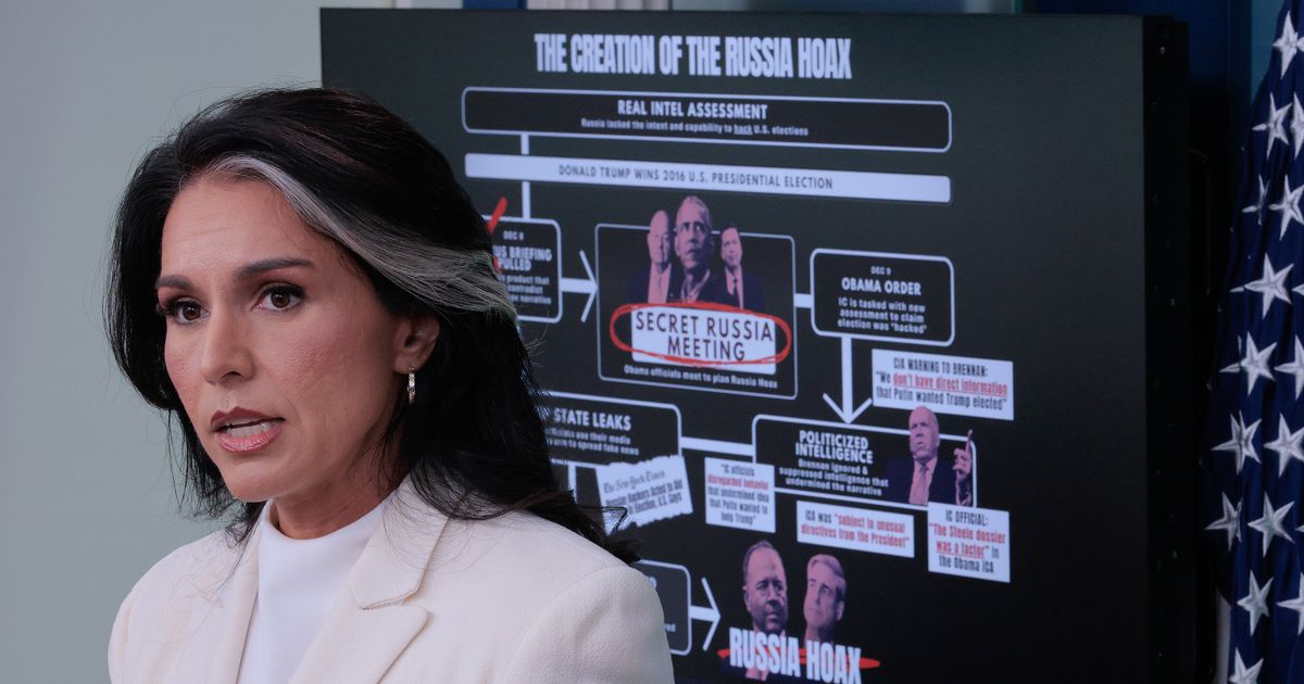 Trump administration defends spy chief Tulsi Gabbard's role in Georgia ballot box raid