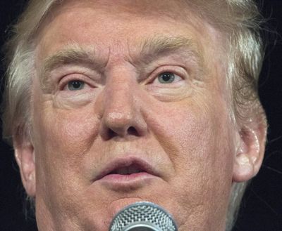 Republican presidential hopeful Donald Trump speaks at his South Carolina campaign kickoff rally in Bluffton, S.C., Tuesday. (Stephen B. Morton / Associated Press)