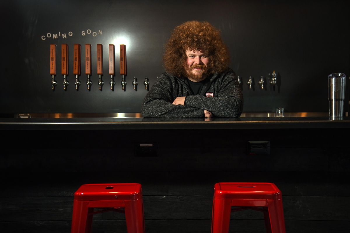 Brian Carpenter is the general manager at the new Brick West Brewing Co. in downtown Spokane. (Dan Pelle / The Spokesman-Review)