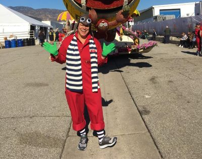 Pia Gilbert, who works at Trader Joe’s in Spokane, was picked to walk with the company’s float in this year’s Rose Parade. (Courtesy of Trader Joe’s)
