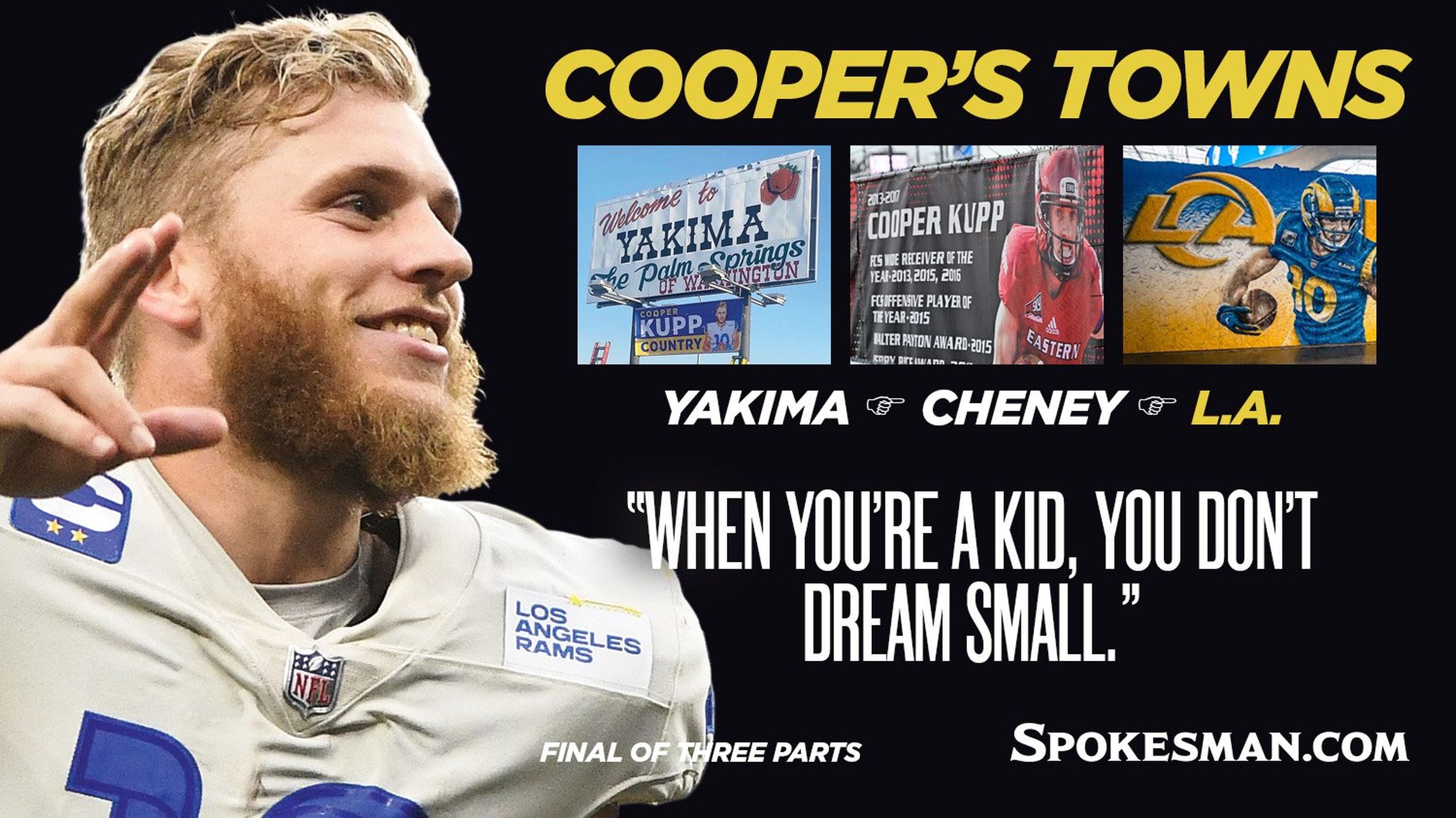 All the little things he does – wow': In a city filled with stars, Cooper  Kupp shining bright by just being himself