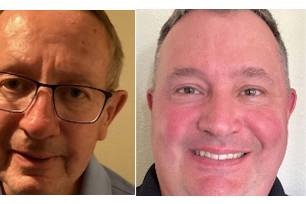 Richard Price, left, and incumbent Eric Keller are running for the at-large seat on the Deer Park School Board in the November election. 