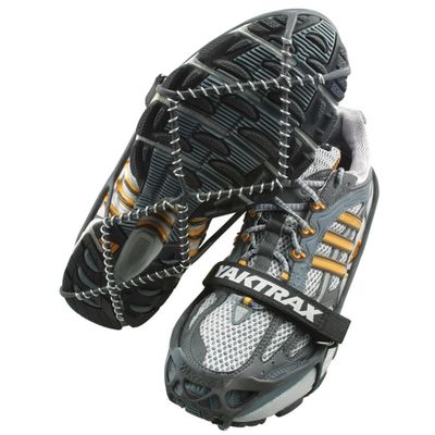 Yaktrax Pro coils attach to shoes.