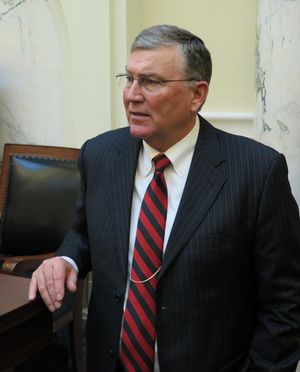 House Speaker Scott Bedke, pictured in the House chamber on Jan. 9, 2017 (Betsy Z. Russell)