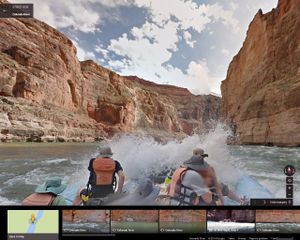 Google Maps introduced a river view feature of the Colorado River through the Grand Canyon on it's Street View feature on March 13, 2014. (courtesy)
