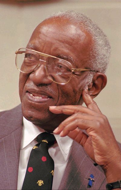 Civil rights historian and scholar John Hope Franklin died Wednesday at the age of 94. (Associated Press / The Spokesman-Review)