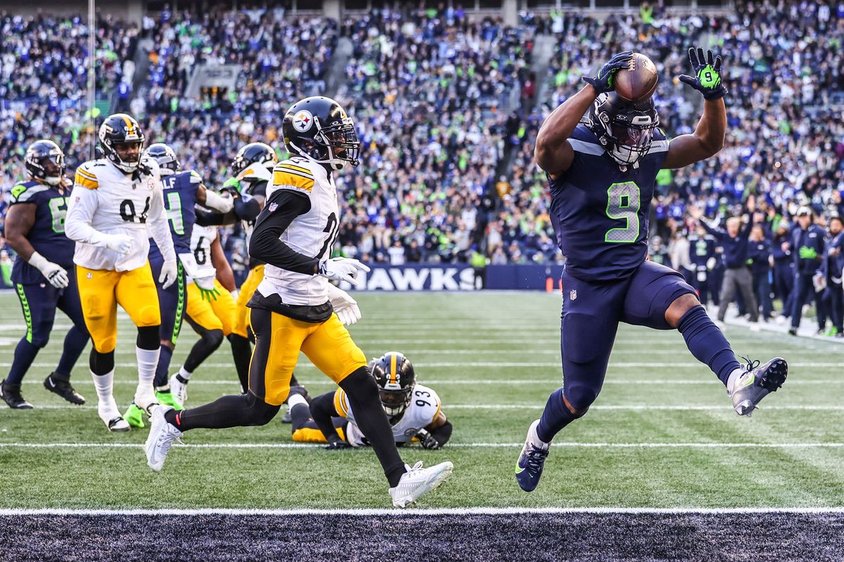 Seattle Seahawks running back Kenneth Walker III will be a focal point of a group of skills position players, which remains largely unchanged.  (Tribune News Service)