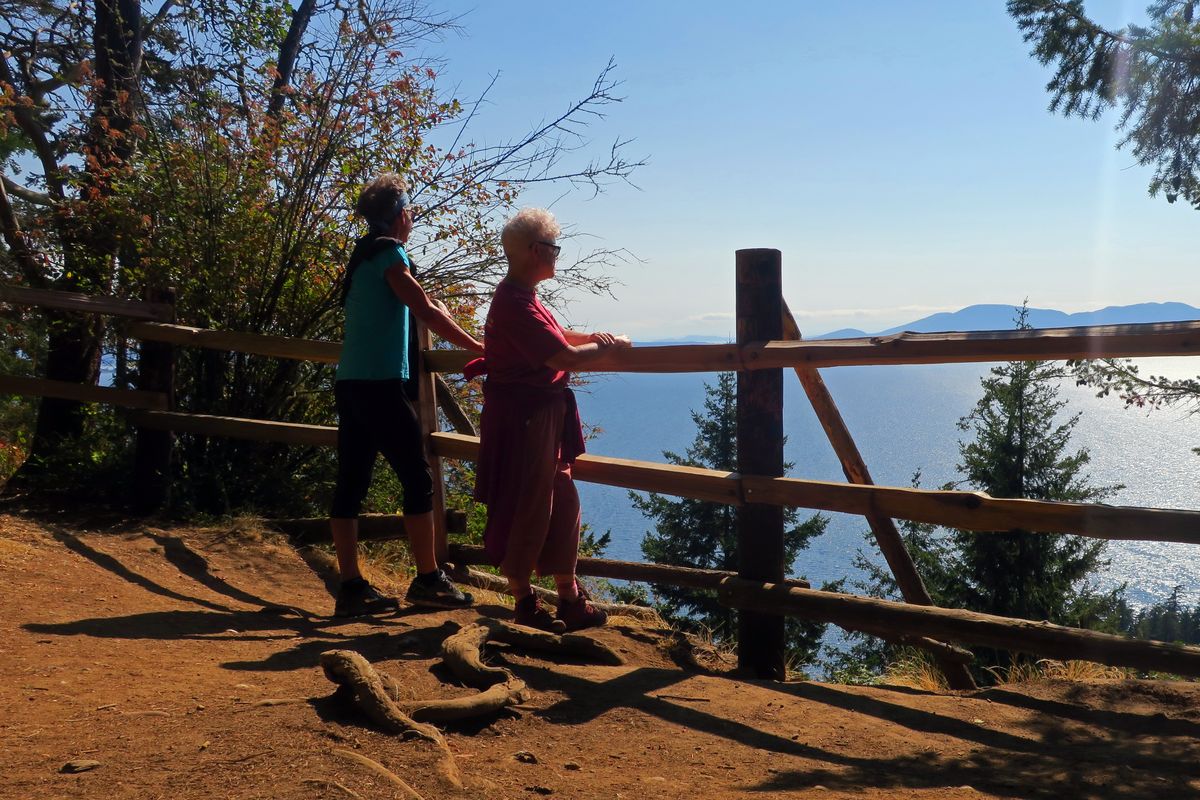 The trails at Larrabee State Park have great views of the bay. (John Nelson)