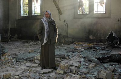 
Insurgents posing as police destroyed the golden dome of one of Iraq's holiest Shiite shrines Wednesday, setting off an unprecedented spasm of sectarian violence. 
 (Associated Press / The Spokesman-Review)