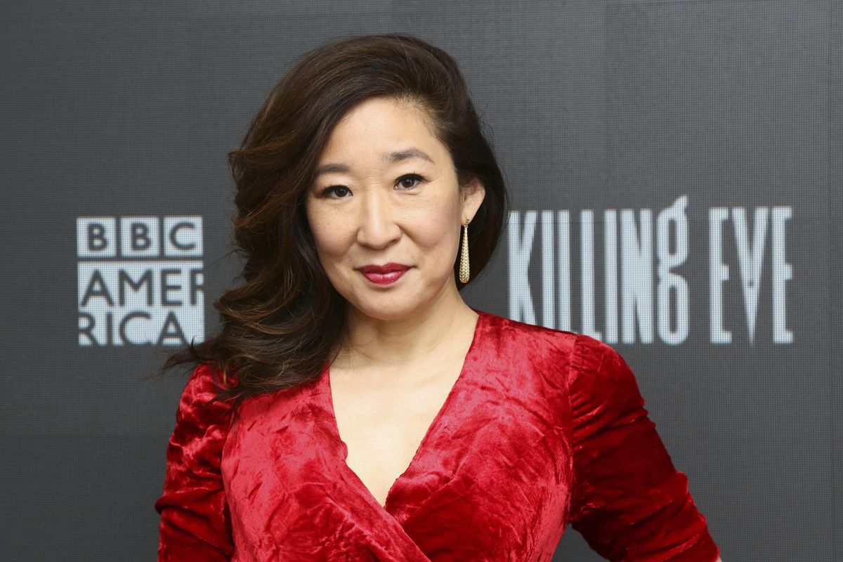 Sandra Oh stars in BBC America’s “Killing Eve.” She made history Thrusday morning by becoming the first actress of Asian descent to be Emmy nominated for a lead performance in a drama. (Stuart Ramson / Invision for BBC America)