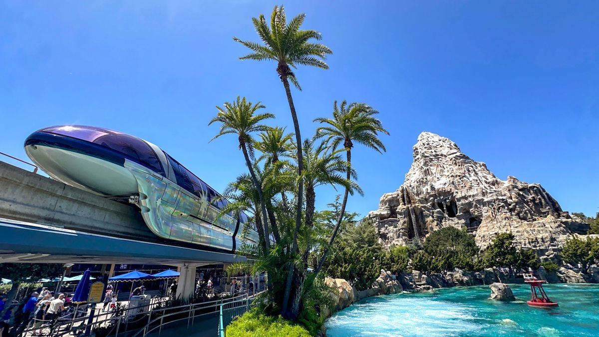 The Disneyland Monorail and Matterhorn Bobsleds at Disneyland on May 7 in Anaheim, Calif. (Jeff Gritchen/The Orange County Register/TNS)