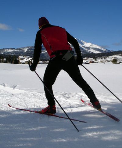 
Lone Mountain Ranch in southwest Montana features 80 kilometers of groomed cross-country ski trails.
 (Photo by Jean Arthur / The Spokesman-Review)