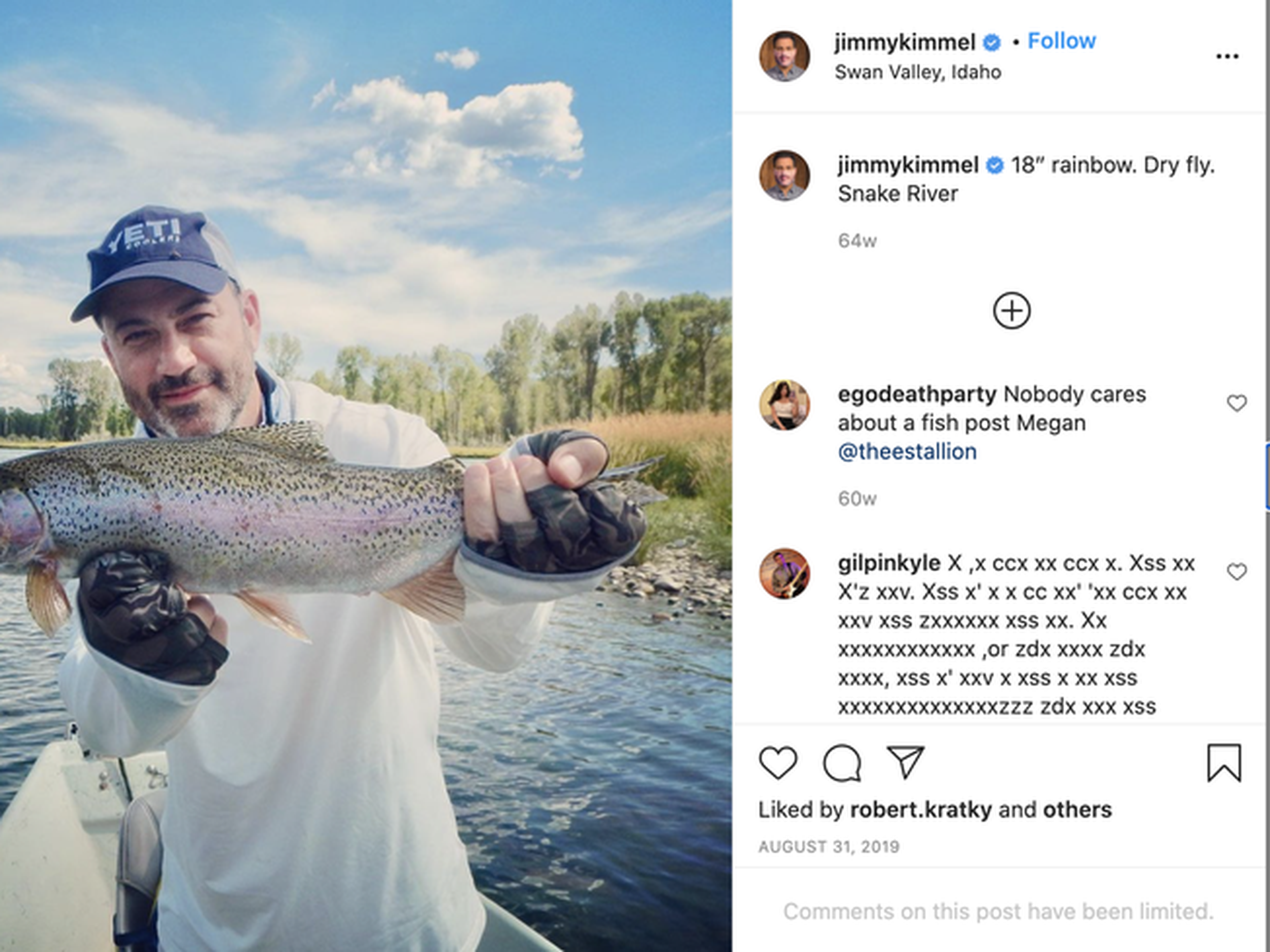 This late-night host just bought an Idaho fishing lodge listed for nearly  $8 million