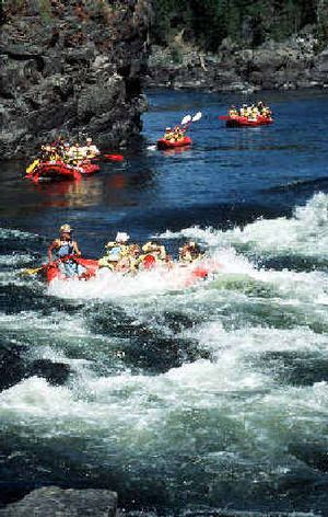 
The Alberton Gorge in Montana is a favorite rafting site. 
 (File/ / The Spokesman-Review)
