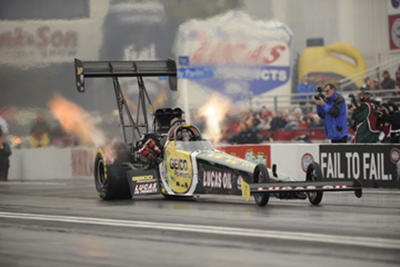 Morgan Lucas aims for a 2009 NHRA Full Throttle Top Fuel championship at the age of 25-years old. (Photo courtesy of NHRA) (The Spokesman-Review)