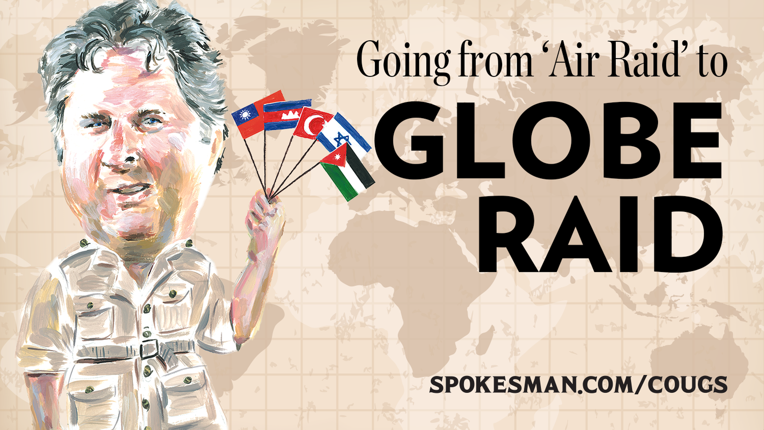 Globe Raid: Washington State's Mike Leach continues to scratch his itch to  travel during the football offseason | The Spokesman-Review