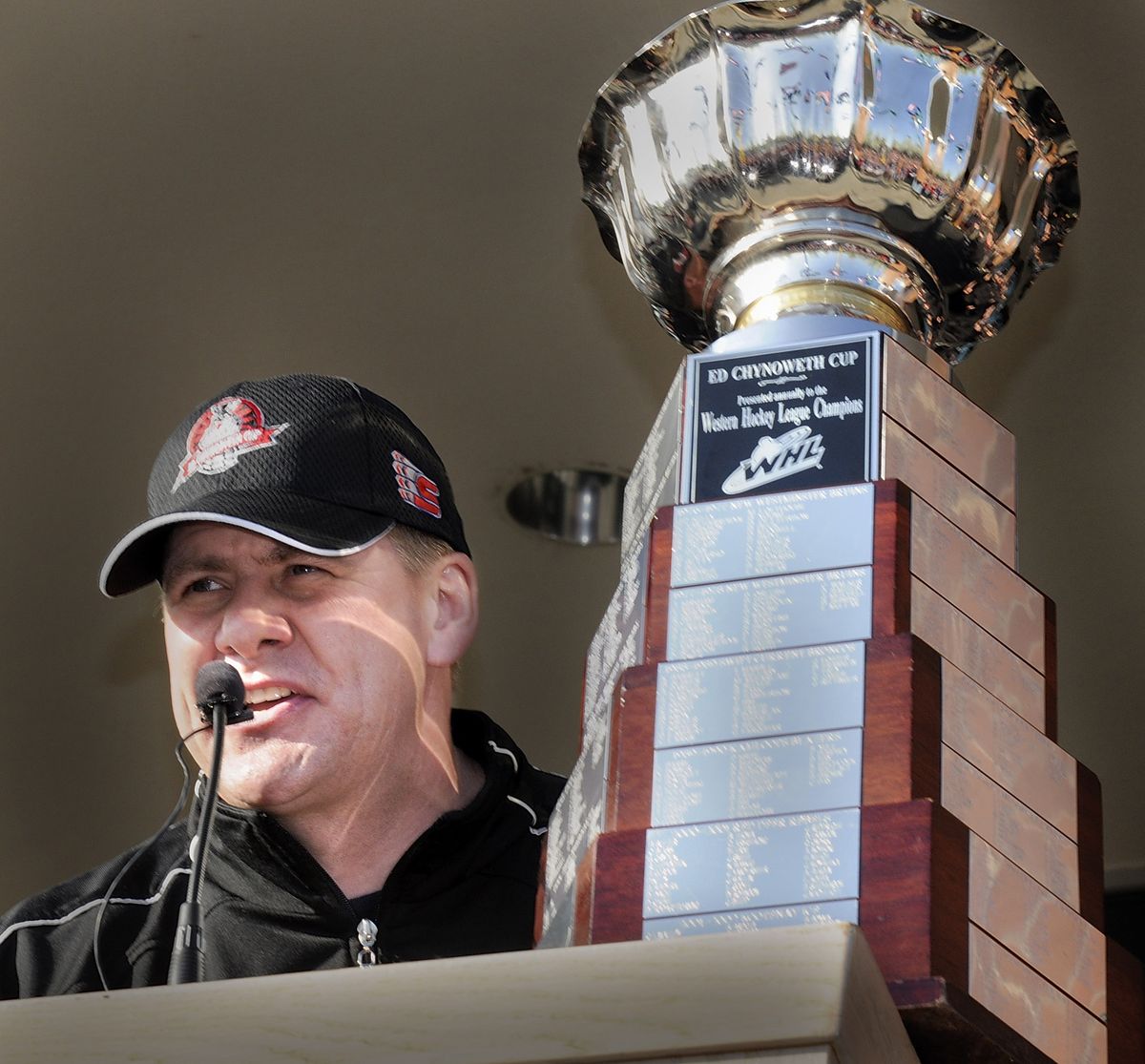 Bill Peters and his team brought home all the trophies last season. (Christopher Anderson / The Spokesman-Review)