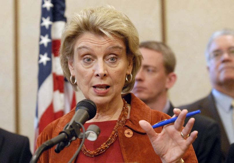 Gov. Chris Gregoire on Monday, Feb. 9, 2009, proposed a slate of government reforms, including doing away with more than 150 state boards and commissions, saying that many have outlived their usefulness.  (Rich Roesler / The Spokesman-Review)