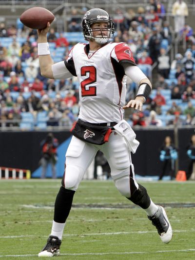 QB Matt Ryan and the Atlanta Falcons (11-2) bring a league- best seven-game win streak to Quest Field for today’s game. (Associated Press)